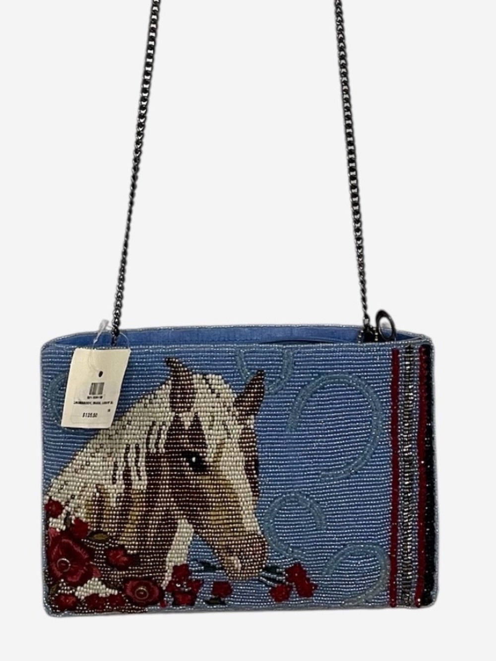 mary frances beaded horse equestrian western chic cross body bag - Picture 1 of 5